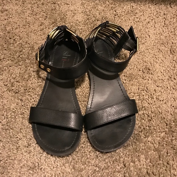 Shi by journeys black sandals size 7 - Picture 2 of 6